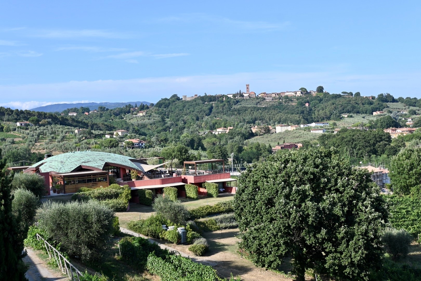 Utsikt från vineriet mot Montecarlo